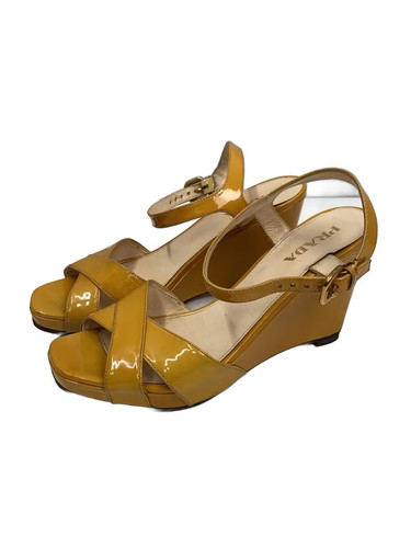 Prada pumps ylw patent - pumps, 37.5
