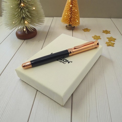 Penna roller oro - penna, rosa