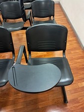 Set 4 sedie nere con RIBALTINA