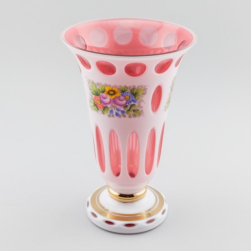 Bohemia glass vase czech - bohemia,
