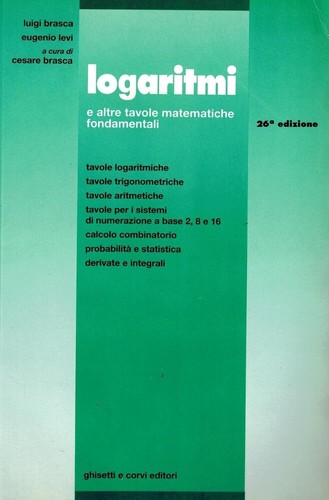 Logaritmi altre tavole - logaritmi,