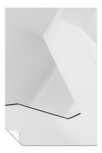 Poster astratto nero bianco - poster, e