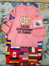 MAGLIA T SHIRT CICLISMO BIKE “ FAUSTO COPPI 94 CUNEO “ TAGLIA L  COME FOTO