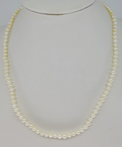 Collana donna argento perle - argento,