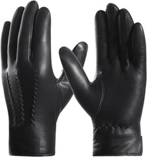 Guanti Pelle Uomo Fodera in