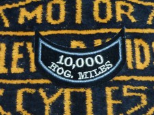 Harley-Davidson toppa patch 10,000 HOG MILES