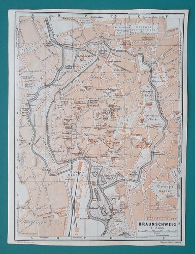 Mappa baedeker 1925 - mappa,