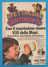 Mupi Visore GOLDRAKE pubblicità advertising werbung italian clipping MA1243