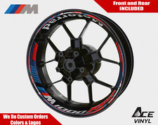 Adesivi cerchi BMW M1000RR bianchi decalcomanie ruota S1KRR S 1000R S1000 RR ...