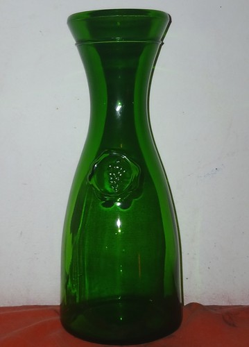 Caraffa vintage vetro verde - caraffa,