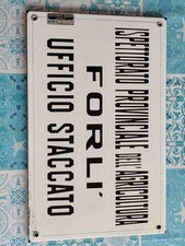 Insegna Targa Smaltata Forlì