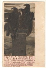 Cambellotti - Roma 1911 Feste Commemorative Proclamazione del Regno d' Italia