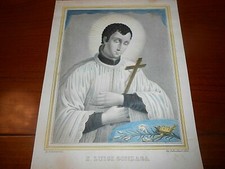 1840 LITOGRAFIA SAN LUIGI GONZAGA - LITOGRAFO SALIMBENI DISEGNO A. DI LORENZO