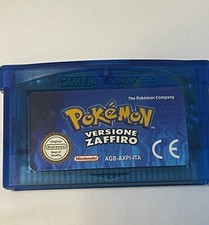 POKEMON Versione ZAFFIRO GBA Game Boy Advance  ITA 1:1  BATTERIA NUOVA