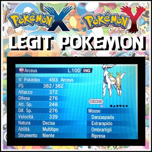 Legit pokemon phisical - x, y