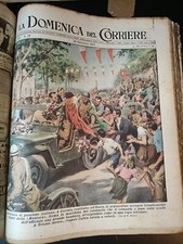 Domenica del corriere rilegata 1947, anno 49 completa dal numero 1 a 52