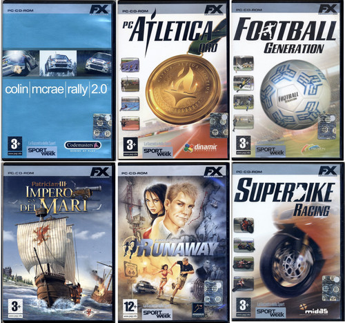 Giochi pc cd rom - n.6,