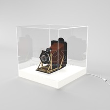 Teca LED cm 50 con base bianca