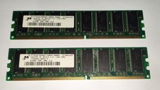2x 512 MB Micron DDR PC3200