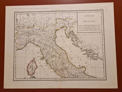 Mappa antica italie - italie, ancienne