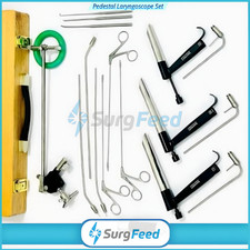 Set laringoscopio piedistallo micro chirurgia laringea ORL set endoscopico
