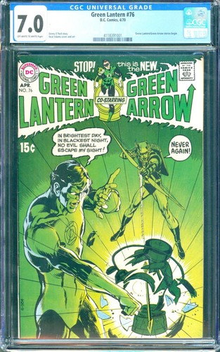 Lanterna verde cgc - #76, (1970)