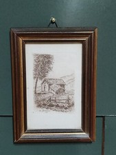 Quadro litografia pozzo anni - quadro,