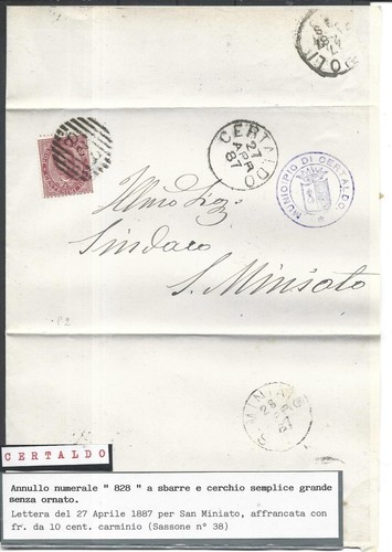 1877 10c n38 - 1877, con