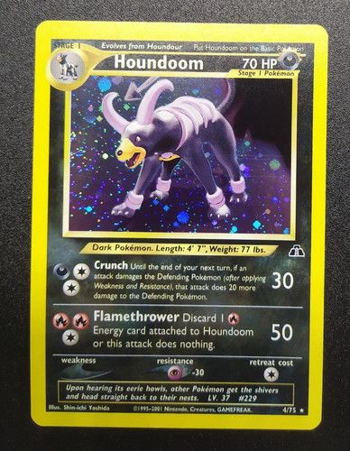 Houndoom holo neo - houndoom,