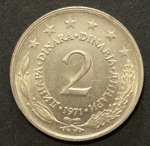Jugoslavia dinara 1971 1972 - 2,