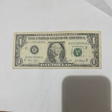 Banconota 1 Dollaro USA 2001 B 49133494 A