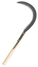 FALCE/SEGHEZZO CANTONIERE CON MANICO LEGNO LUNGHEZZA 64 CM.