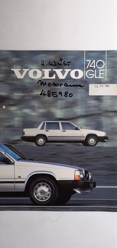 Volvo 740 gle - volvo:, (opuscolo)
