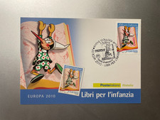 2010 Cartolina Filatelica Europa Libri per l'Infanzia Pinocchio
