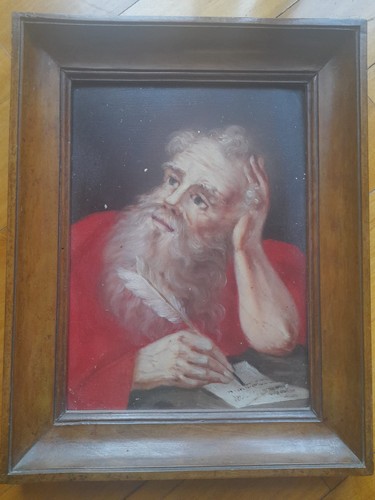 Quadro olio lastra antico - quadro,