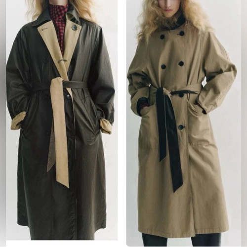 Zara reverisible trench coat - zara,