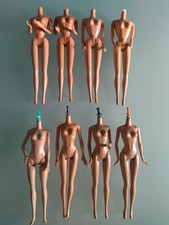 "MATTEL" Lotto N 3 "Barbie" 8 corpi per pezzi di ricambio e lavori di restauro.