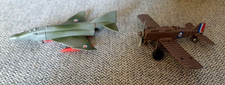 Lotto 2 mini Aerei in metallo