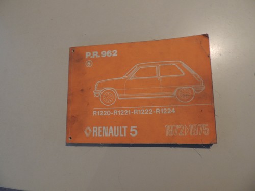 Ricambi catalogo renault 5 - renault,