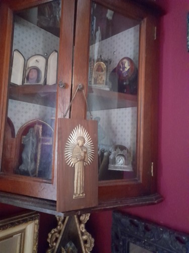 Placca sacra legno vintage - sacra, s