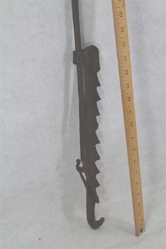 Antico gancio pentola - pentola, trammel