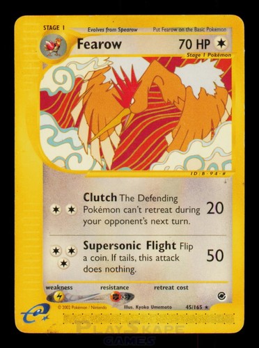 Pokemon card fearow 165 - card, 45/165