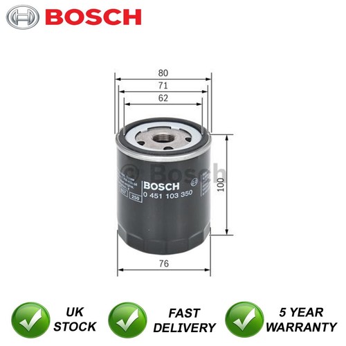 Filtro olio bosch - bosch, adatto