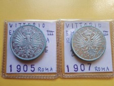 2 LIRE 1905 e 1907 AQUILA