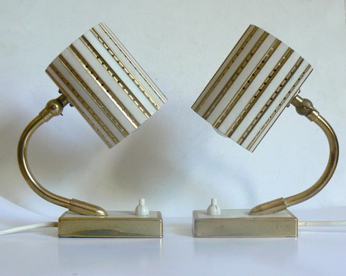 Coppia lampade tavolo anni - lampade, da
