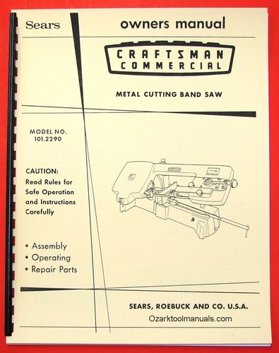 Craftsman 101 2290 - seghetto, a