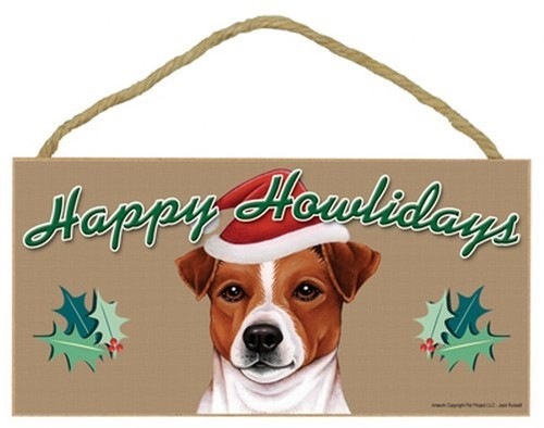 Insegna cane happy howlidays - insegna,