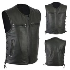 Gilet uomo vintage in vera