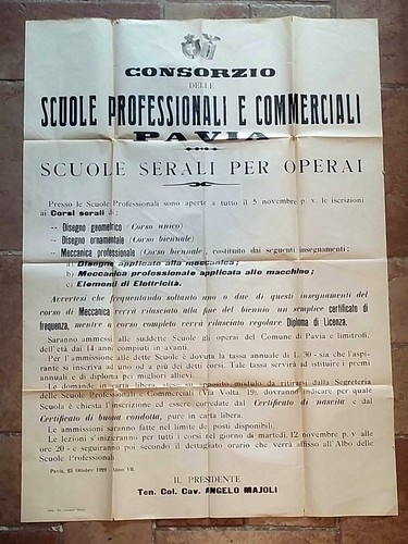 Manifesto fascista citta di - citta',