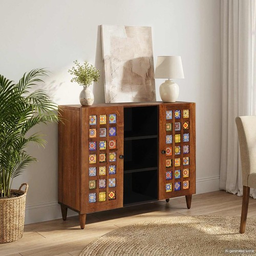 Credenza con scaffale - con,